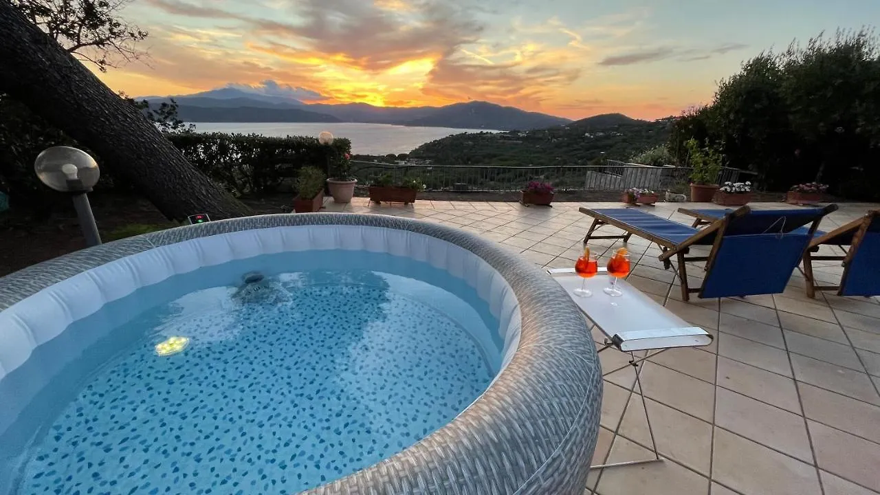 קאפוליברי Villa Mit Whirlpool Und Phantastischer Aussicht
